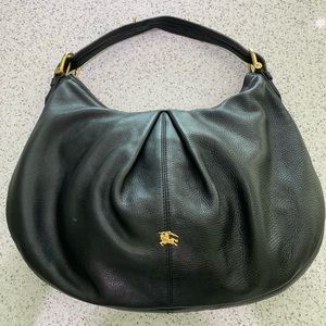 Black Leather Burberry Purse